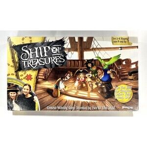 Ship of Treasures Pirate Board Game Pressman 2017 Complete